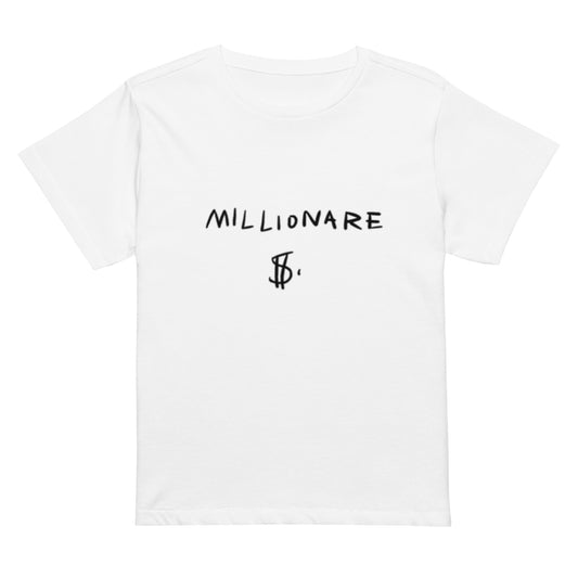 'Millionaire' high-waisted t-shirt